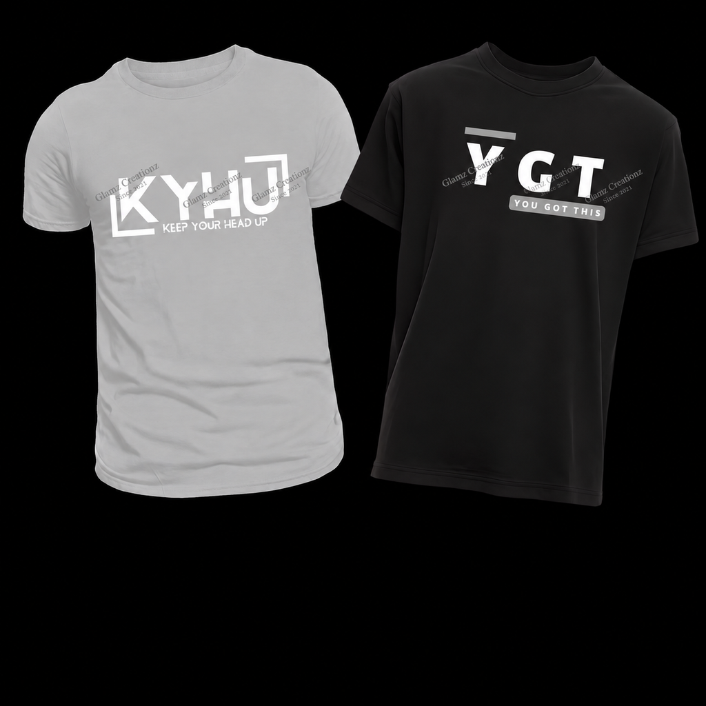 YGT + KYHU Bundle PNG | Motivational Affirmation Design Collection for Shirts, Mugs & Journals