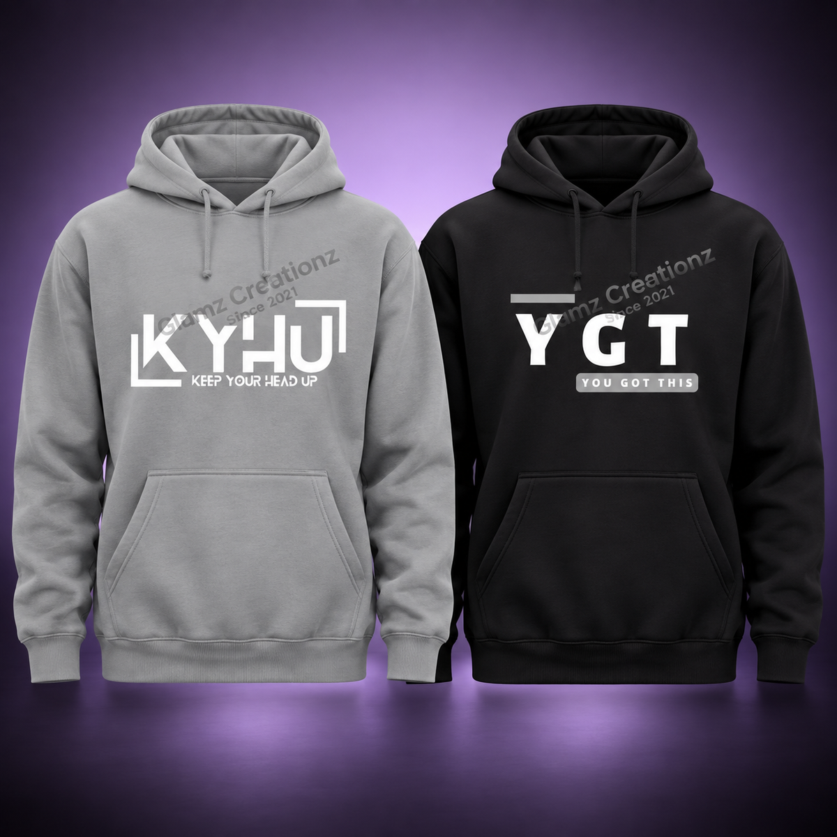 YGT + KYHU Bundle PNG | Motivational Affirmation Design Collection for Shirts, Mugs & Journals