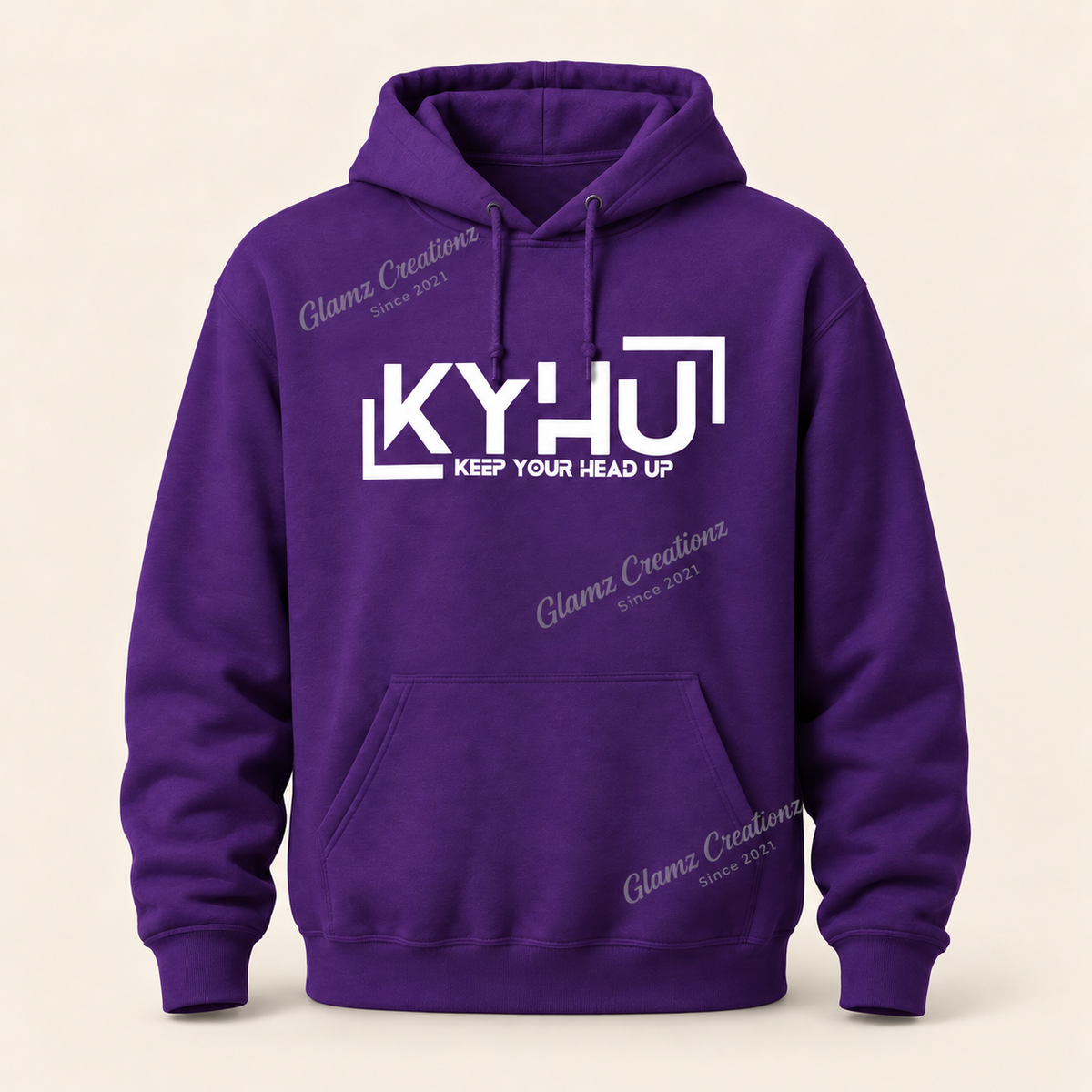 KYHU — Keep Your Head Up PNG | Uplifting Affirmation Design for Shirts, Mugs & Journals
